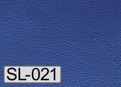 Custom royal blue leather option